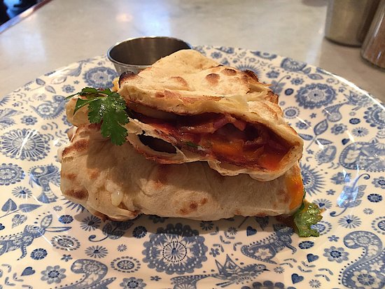 Dishoom signature dishes House Black DaalBacon Naan RollChicken Ruby